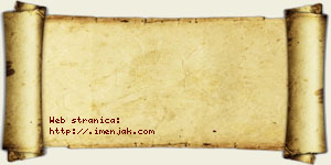 Gavrilo Bzenić vizit kartica